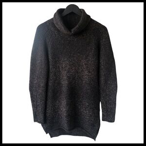 ARITZIA WILFRED Long Chunky Knit Turtleneck Sweater